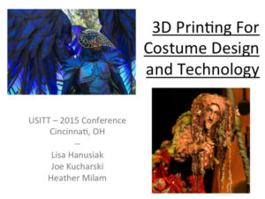 3D Printing For Costume Design and Technology